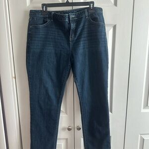 Simply Vera Vera Wang Navy Straight Leg Jeans